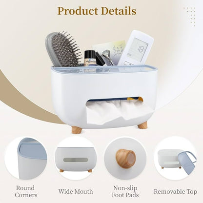 Tissue Box with Multifunctional Holder