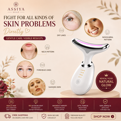 LED Facial Massager | Face & Neck Lifting & Skin Tightening Tool
