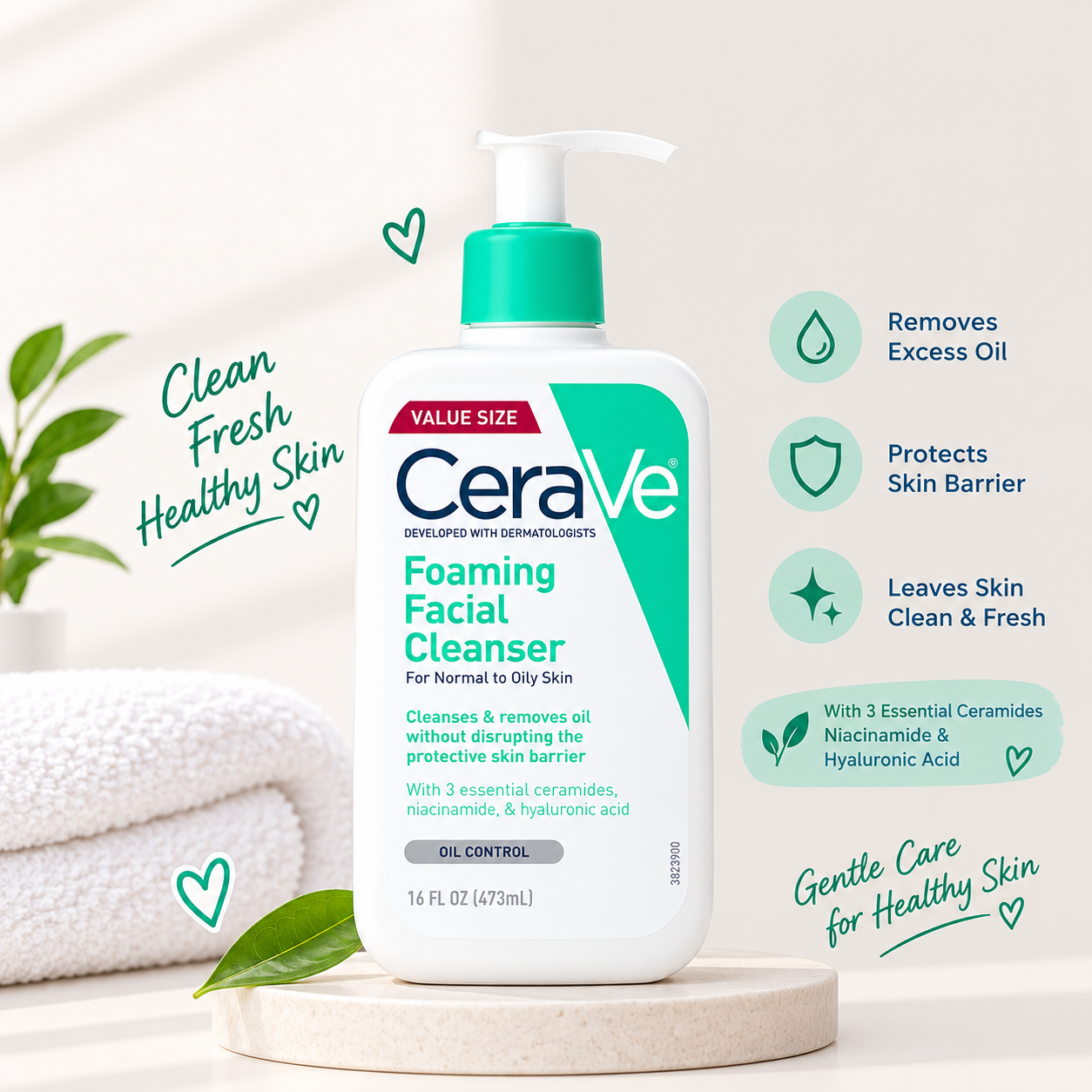 CeraVe Foaming Facial Cleanser 236ml