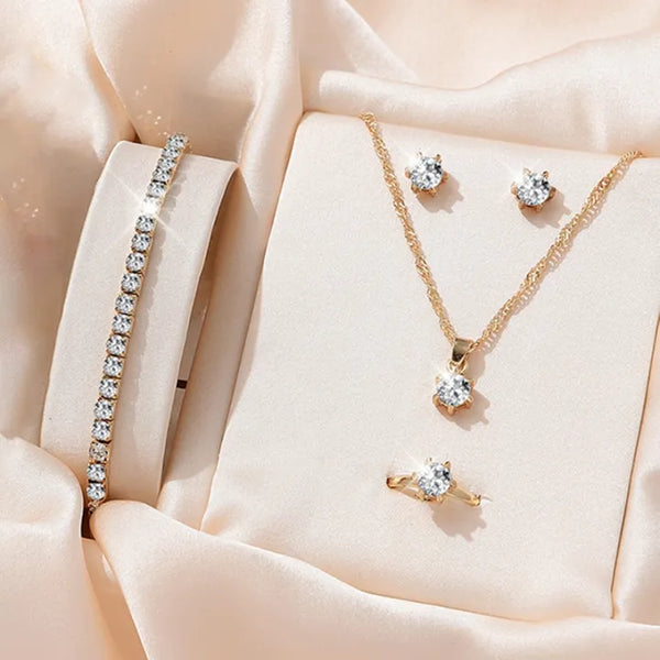 Elegant Crystal Jewelry For Women