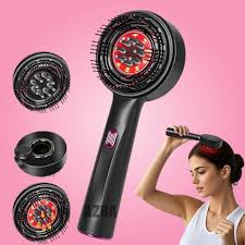 led light hair therapy brush