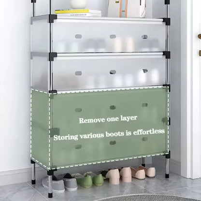 Multilayer Dustproof Shoes Rack – Spacious & Durable Organizer