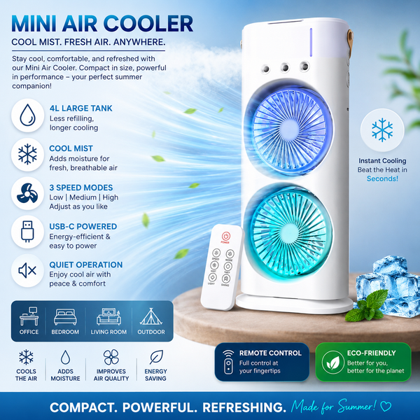 Tower Fan - DUAL MIST | USA Quality